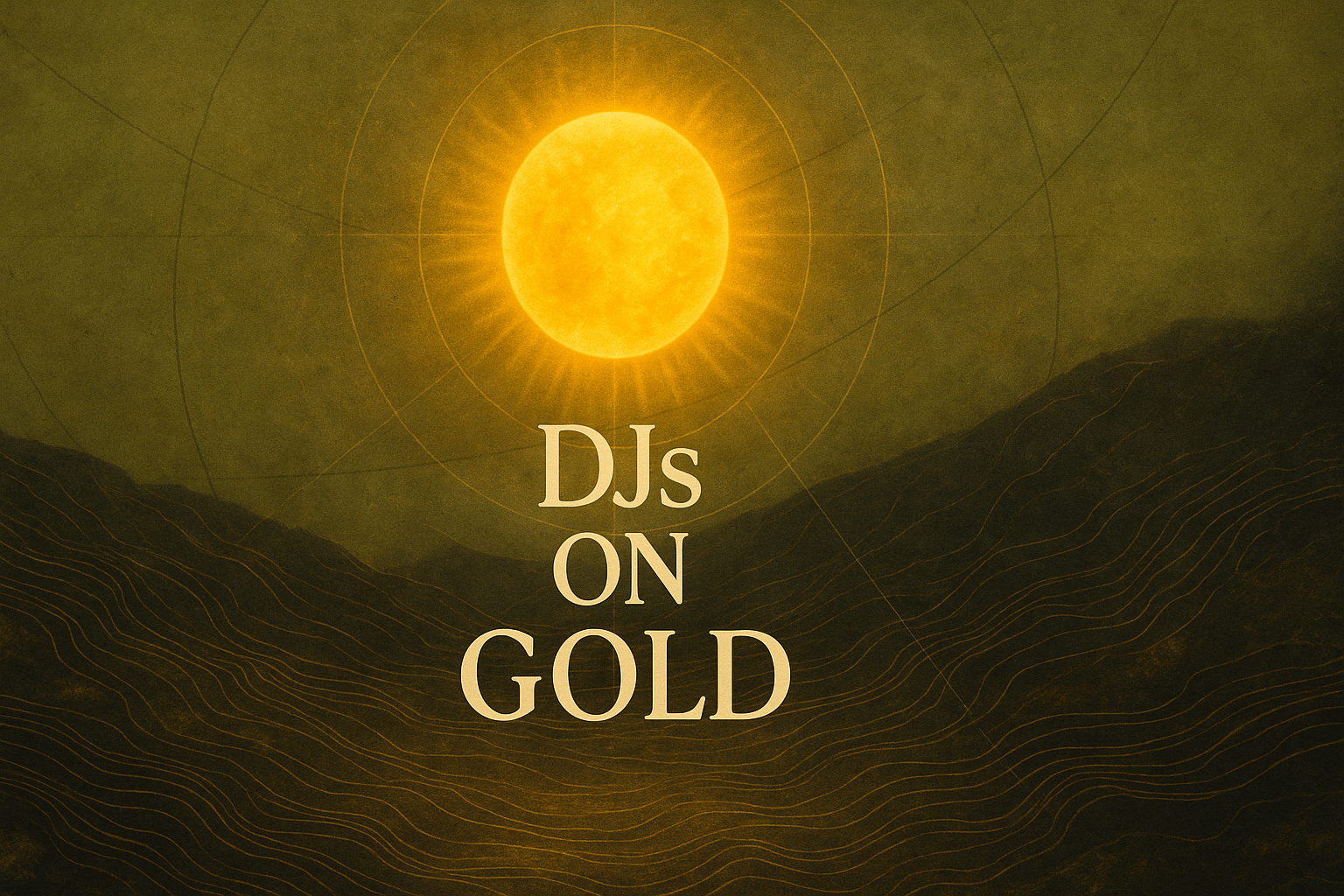 Molten gold abstract texture